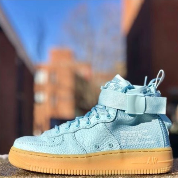 Nike Shoes - Nike Sf Air Force 1 Ocean Bliss Mid
